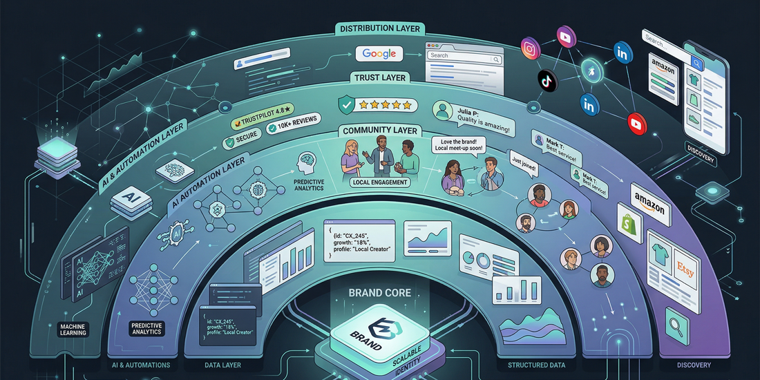 The paid-acquisition playbook is degrading under CAC inflation, compressed search funnels, and AI-mediated discovery. Brands that survive this shift will behave like closed-loop systems: machine-readable, locally trusted, community-retentive, and operationally elastic.